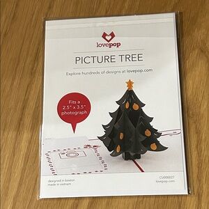 LovePop Christmas Picture Tree